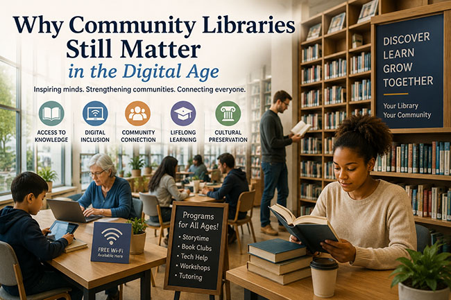Why Community Libraries Still Matter in the Digital Age