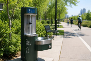 public drinking fountains